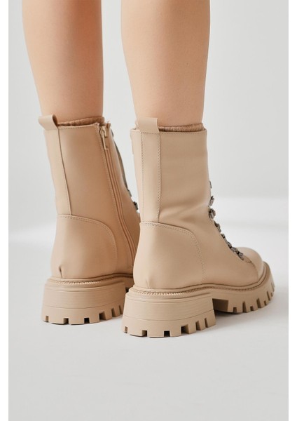 Suzette Nud Bağcıklı Kalın Tabanlı Bot indirimleri