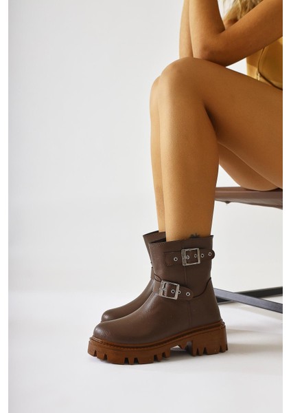 Veneta Kahve Kemer Detaylı Bot