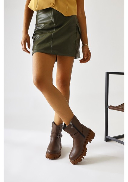 Veneta Kahve Kemer Detaylı Bot modelleri