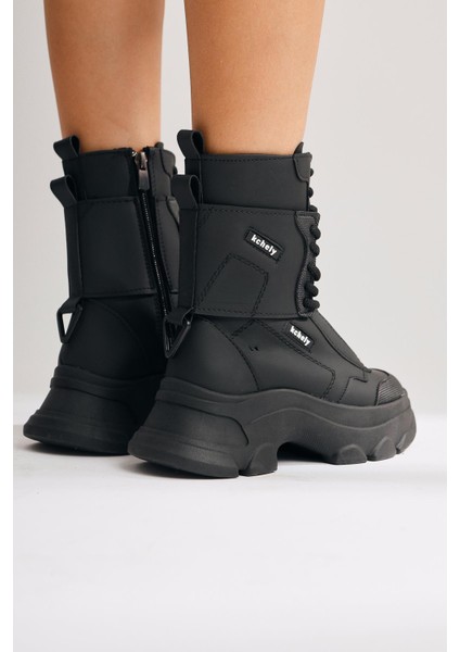 Arline Siyah Bağcıklı Postal Bot indirimleri