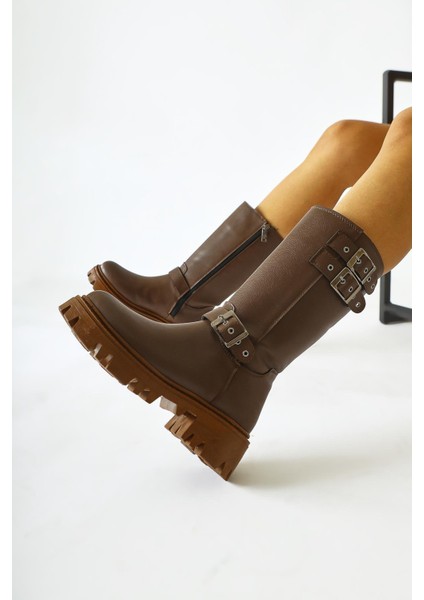 Winfred Kahve Kemer Detaylı Uzun Bot fırsatları