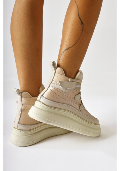 Festina Bej Kumaş Detaylı Cırtcırtlı Spor Bot modelleri