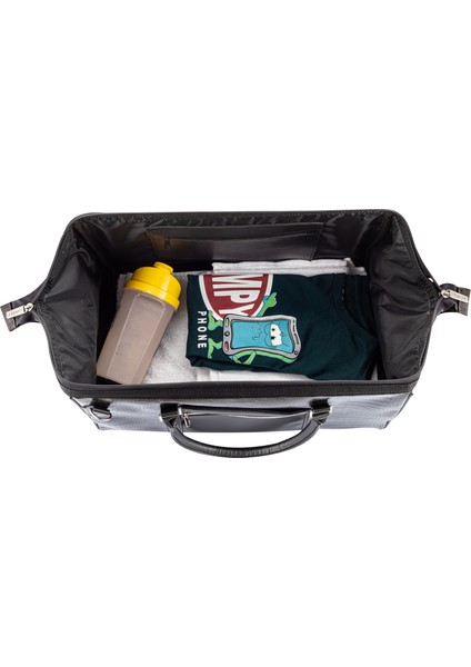 Ns Çok Cepli Siyah Spor ve Seyahat Çantası – Fitness Için Askılı Çanta- M BOY-61X38X31 cm indirimleri