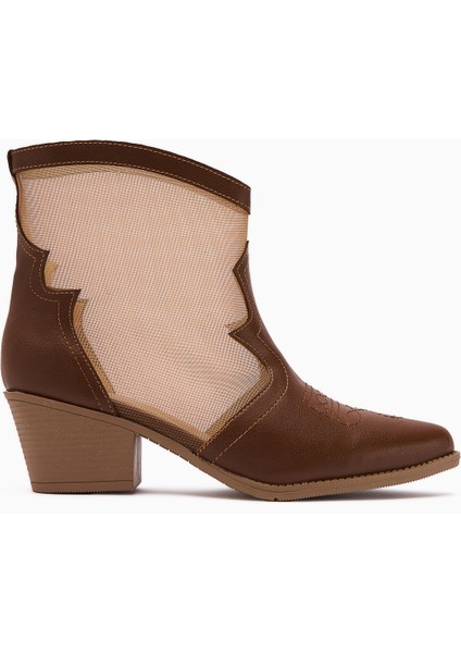 Sevala Taba Nakışlı Trasparan Detaylı Western Kadın Yazlık Bot fırsatları