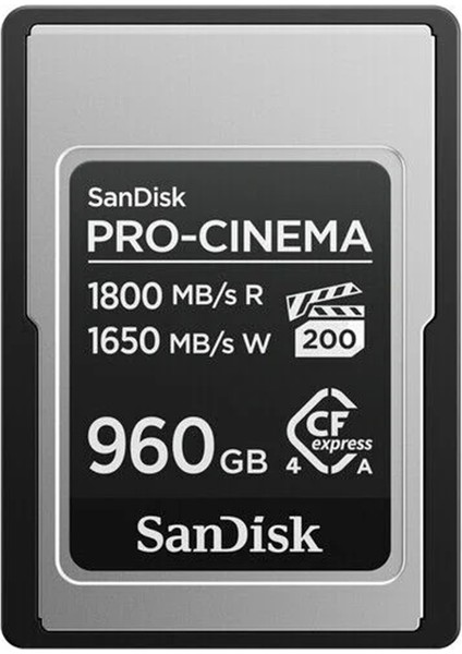 960GB Pro-Cınema Cfexpress Type A Hafıza Kartı