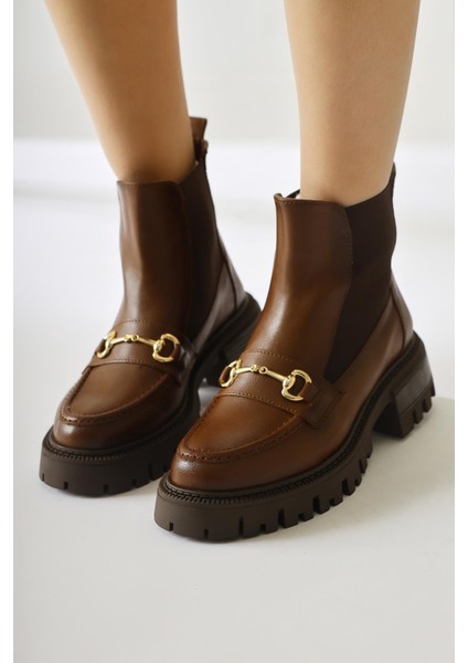 Lemonie Taba Toka Detaylı Lastikli Çekme Bot fiyatları