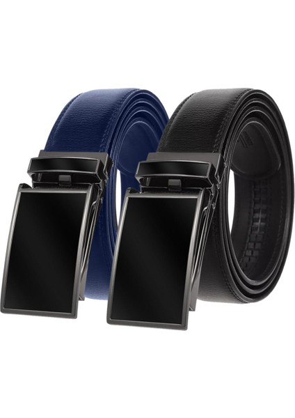 2 Adet Otomatik Tokalı Deliksiz Erkek Kemeri