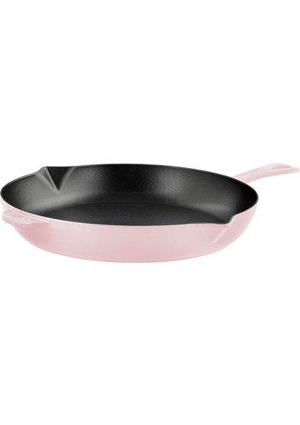 B Döküm Kızatma Tavası 30 cm Pembe
