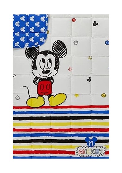 Lisanslı Pamuk Mıckey Mouse Uyku Seti Çok Renkli Bebek fiyatları