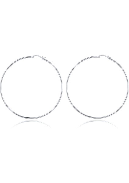 Laatikui Altın Çember Küpe Kadınlar Için 14K Altın Kaplama 925 Ayar Gümüş Post Hipoalerjenik Küpe (Yurt Dışından)