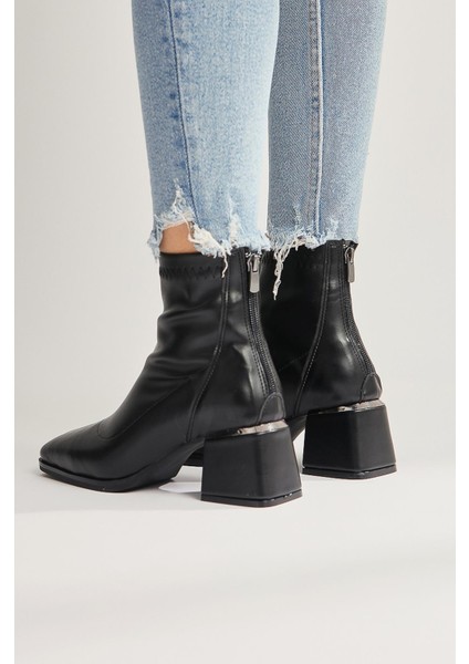 Dominga Siyah Fermuarlı Bot modelleri