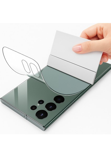 Samsung Galaxy Z Flip 5 Arka Kapak Koruyucu Hidrojel Nano Esnek Şeffaf
