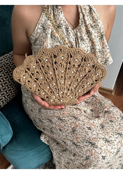 El Örgüsü Hasır Çanta