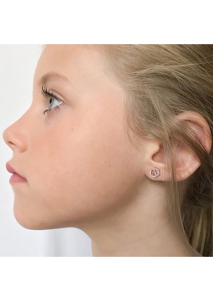 Laatikui Damızlık Küpe Kızlar Için S925 Gümüş 14K Altın Kaplama Kübik Zirkonya Küpe (Yurt Dışından) fırsatları