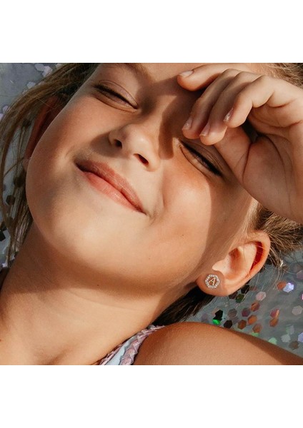 Laatikui Damızlık Küpe Kızlar Için S925 Gümüş 14K Altın Kaplama Kübik Zirkonya Küpe (Yurt Dışından) indirimleri