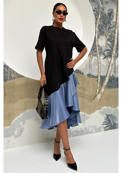 Volanlı Süprem Elbise 2864 modelleri