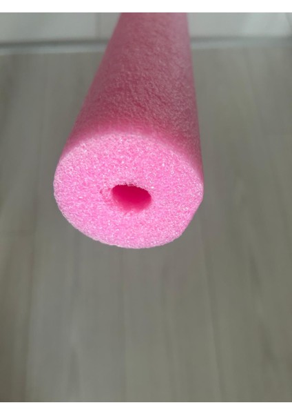 Delikli Deniz ve Havuz Yüzme Makarnası Köpük Sosis -Pembe