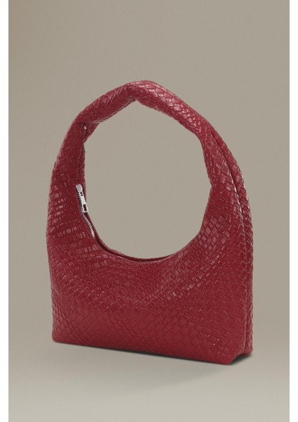 Pembe Örgülü Urban Pu Deri El Ve Omuz Çantası 277 indirimleri