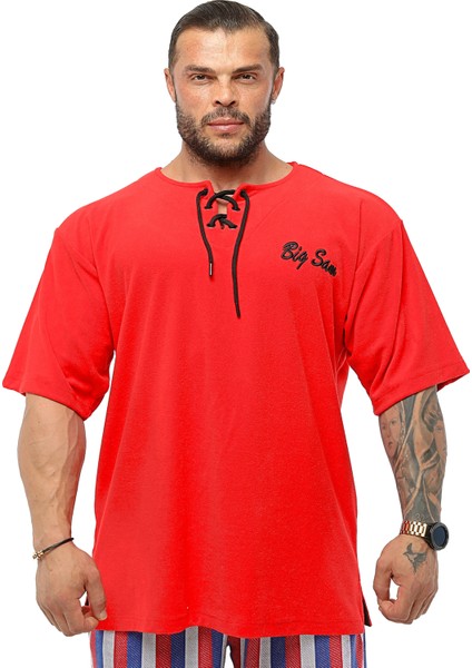Bağcıklı Oversize Havlu Rag Top T-Shirt Bgsm 3343