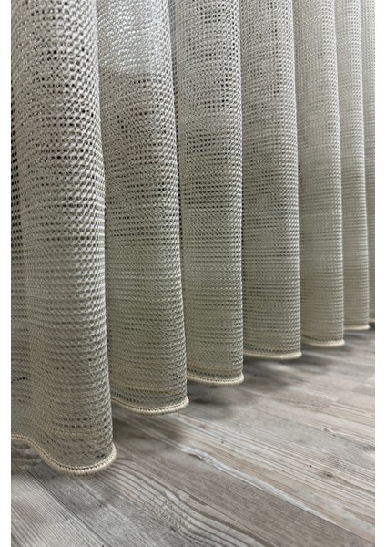 Zarafet Işıltısı Kappuçino Bal Peteği Tül (Ekstrafor Dikişli Pilesiz) fiyatları