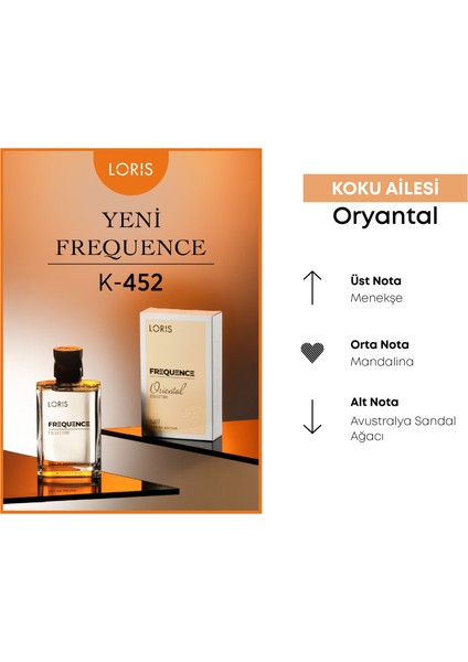 K-452 Frequence Kadın Edp Parfüm 50 ml fırsatları