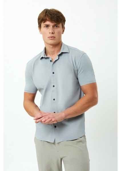 Erkek Gri Pike Gömlek fiyatları