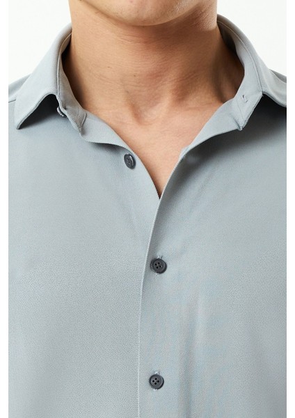 Erkek Gri Pike Gömlek indirimleri