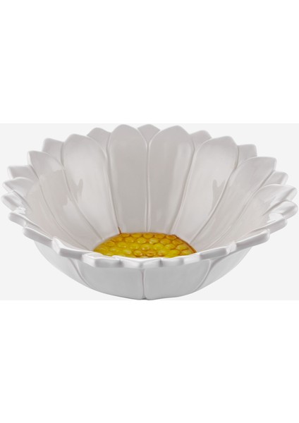 Camomilla Beyaz Seramik Servis Kasesi 26 cm