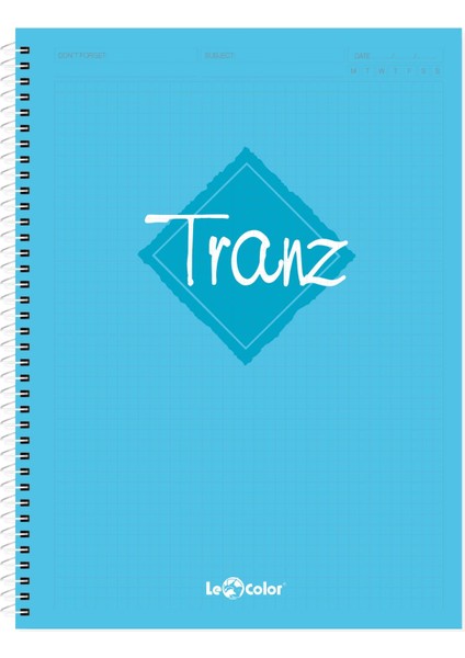 A4 Defter Kareli Turkuaz Tranz 200 Syf