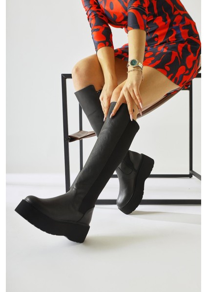 Ceres Siyah Platform Çizme