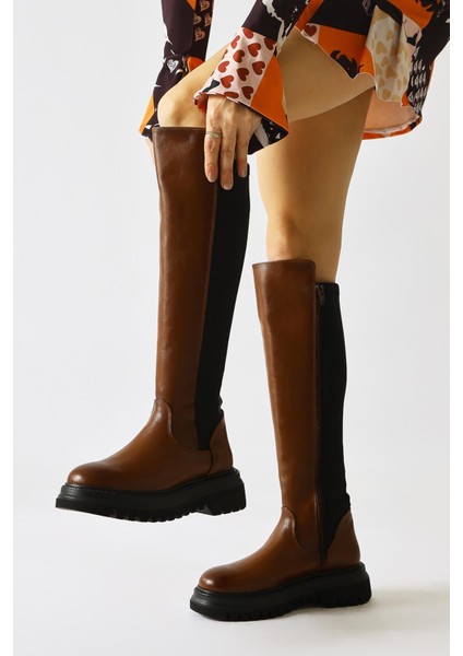 Latoya Taba Streç Detaylı Çizme