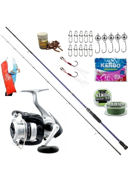 Daiwa Strikeforce 2000 2.06MT 0,5-6gr Daiwa Samurai Lrf Olta Takımı Seti