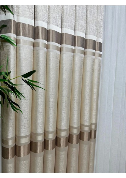 Nivemeshome Hayal Life Simena V-115 1/3 Sık Pileli Fon Perde Apm fiyatları