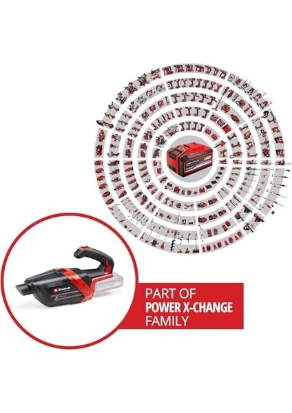 Akülü El Süpürgesi Te-Hv 18/06 Li-Solo Power X-Change (18V, 72 Mbar Emiş Gücü, Dar Alan Başlığı, Döşeme Başlığı, Zemin Başlığı, 0,6 L Toz Haznesi Dahil, Akü Dahil Değildir) - 2347190 modelleri