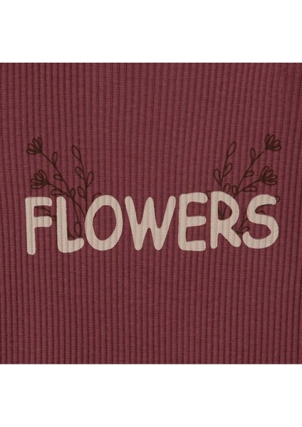 Flowers Üçlü Patiksiz Tulum Set Somon modelleri