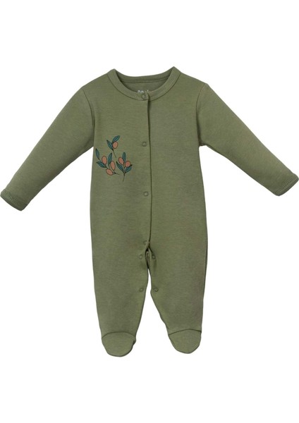 Zeytin Patikli Üçlü Tulum Set Zeytin Yeşili modelleri