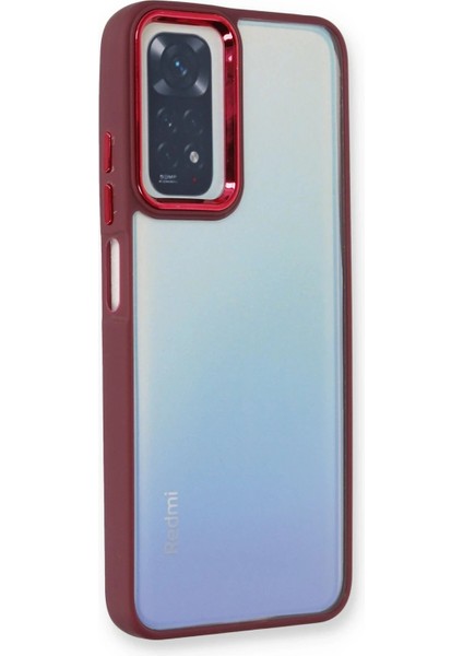 Xiaomi Redmi Note 11 Pro Kılıf Dora Kapak - Kırmızı - EYESO8622-7934