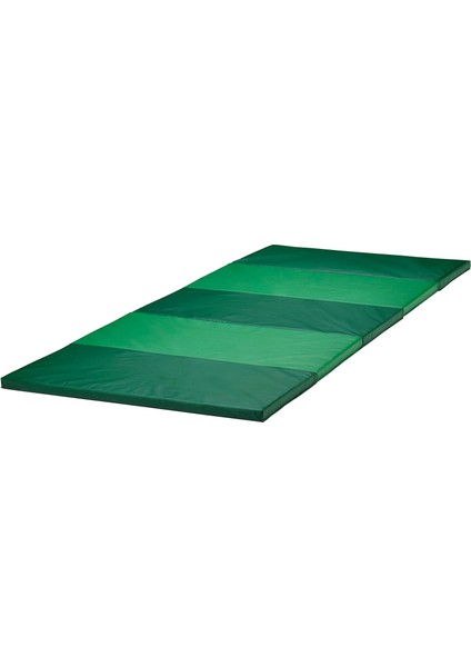 Plufsıg Jimnastik Minderi 78 x 185 cm Yeşil Katlanır Yumuşak Kaymaz Çocuklar Için Güvenli