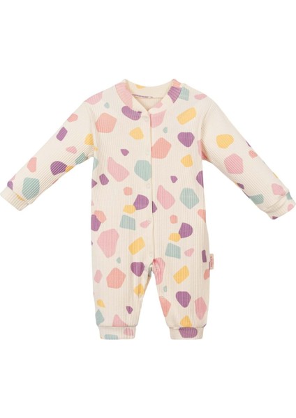 Manşetli Desenli Ikili Tulum Pembe modelleri