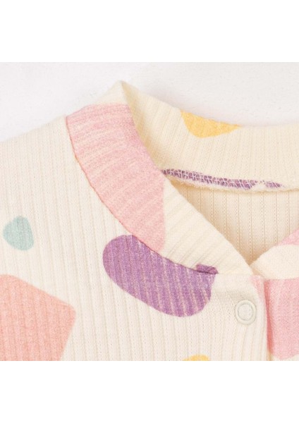 Manşetli Desenli Ikili Tulum Pembe fırsatları