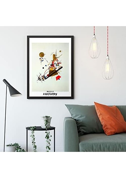 Wassily Kandinsky - Neşeli Yükseliş Poster Tablo 30 x 40 modelleri