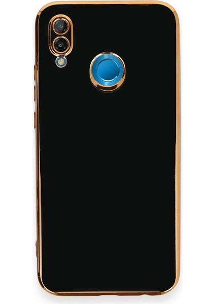 Huawei P20 Lite Kılıf Volet Silikon - Siyah - EYESO4787-3488