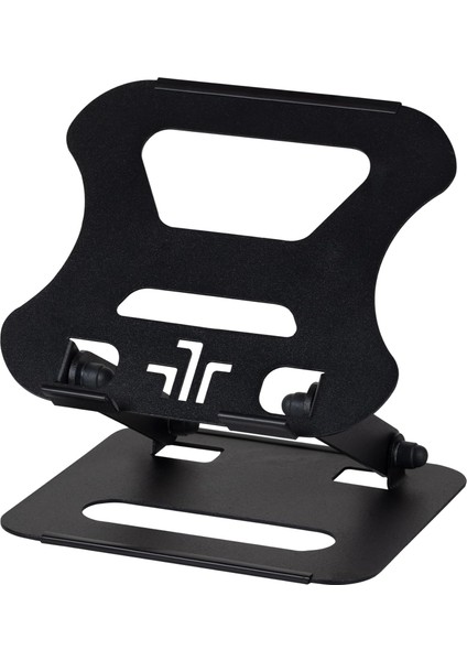 Laptop Standı Çelik Laptop Standı Bilgisayar Yükseltici Ergonomik Stand Tüm Boyutlarda Notebooklara Uygun Çelik Notebook Standı (Siyah)