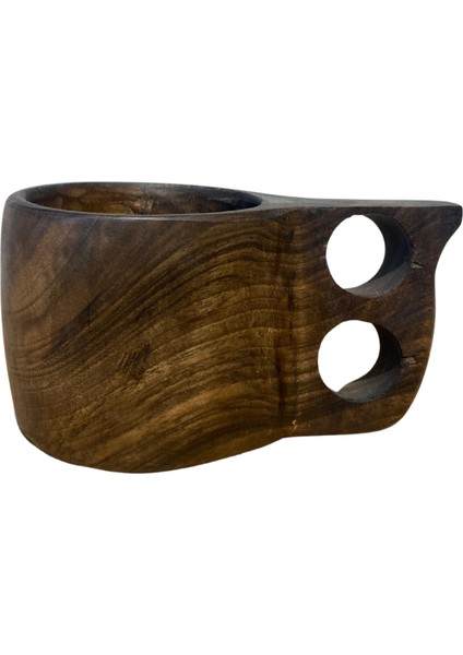 El Yapımı Ceviz Ağacı Kuksa Bardak – Model No: 10