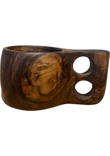 El Yapımı Ceviz Ağacı Kuksa Bardak – Model No: 6