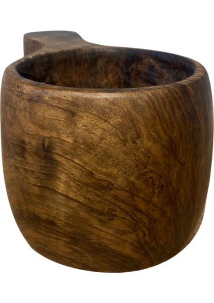 El Yapımı Ceviz Ağacı Kuksa Bardak – Model No: 6 fırsatları