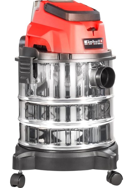 Akülü Islak/kuru Süpürge Tc-Vc 18/20 Li S-Solo Power X-Change (18V, 20 L Paslanmaz Çelik Hazne, Üfleme Bağlantısı, Başlıklar + Filtre Dahil, Akü Dahil Değildir) - 2347130