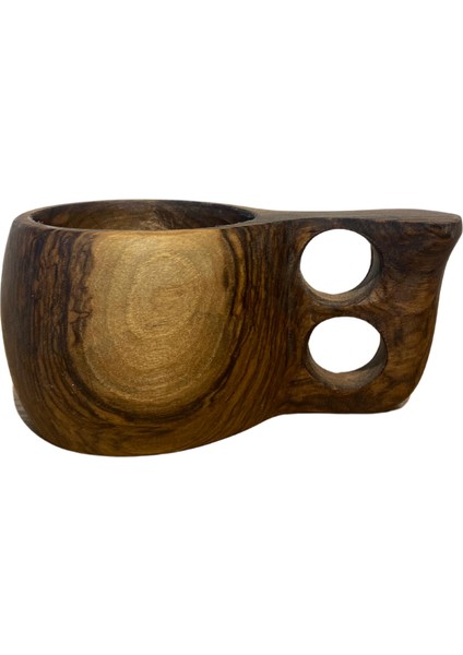El Yapımı Ceviz Ağacı Kuksa Bardak – Model No: 9
