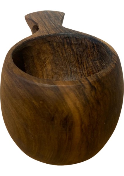 El Yapımı Ceviz Ağacı Kuksa Bardak – Model No: 9 fırsatları