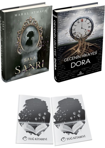 Gecenin Hikayesi Dora Ciltli ve Saka ve Sanrı 2 Ciltli Maral Atmaca 2li Set + Hediyeli